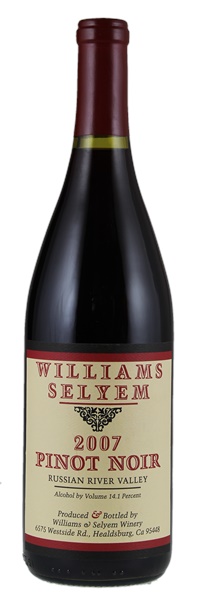 2007 Williams Selyem Russian River Valley Pinot Noir, 750ml