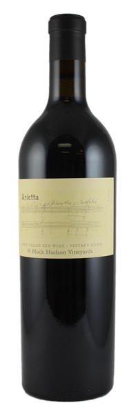 2002 Arietta Red H Block Hudson Vineyard, 750ml