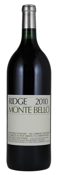 2010 Ridge Monte Bello, 1.5ltr