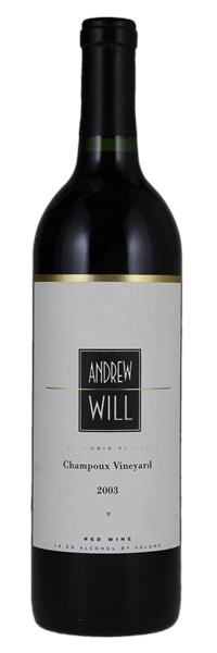 2003 Andrew Will Champoux Vineyard Proprietary Red, 750ml