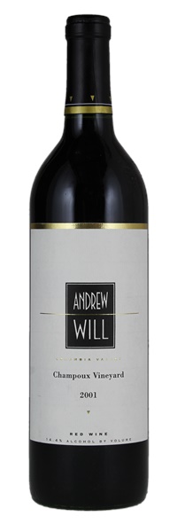 2001 Andrew Will Champoux Vineyard Proprietary Red, 750ml