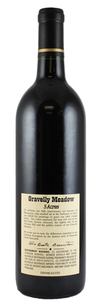 2002 Diamond Creek Gravelly Meadow Anniversary '72-'02 Cabernet Sauvignon, 750ml