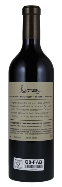 2009 Larkmead Vineyards Solari Cabernet Sauvignon, 750ml