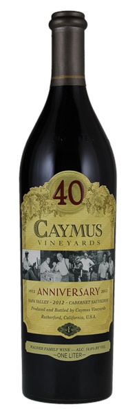 2012 Caymus 40th Anniversary Cabernet Sauvignon, 1.0ltr