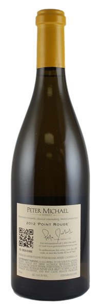 2012 Peter Michael Point Rouge Chardonnay, 750ml