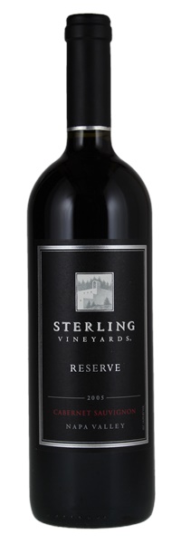 2005 Sterling Vineyards Reserve Cabernet Sauvignon, 750ml