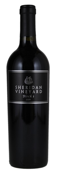 2009 Sheridan Vineyard Block 1 Cabernet Sauvignon, 750ml
