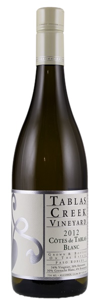 2012 Tablas Creek Vineyard Cotes de Tablas Blanc (Screwcap), 750ml
