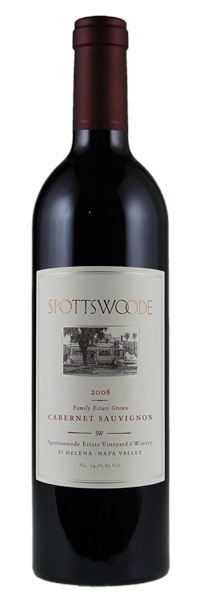 2008 Spottswoode Cabernet Sauvignon, 750ml