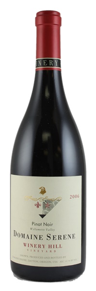 2006 Domaine Serene Winery Hill Vineyard Pinot Noir, 750ml