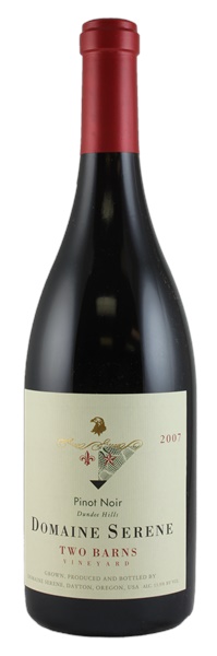 2007 Domaine Serene Two Barns Vineyard Pinot Noir, 750ml