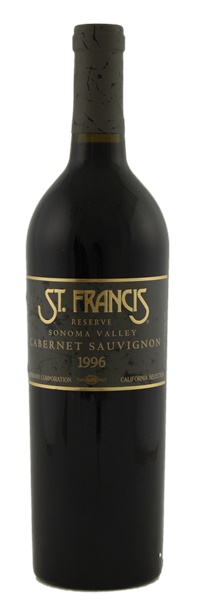 1996 St. Francis Reserve Cabernet Sauvignon, 750ml