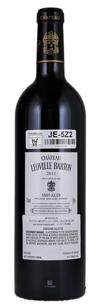 2011 Château Leoville-Barton, 750ml