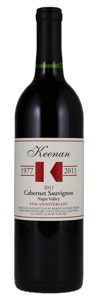 2011 Robert Keenan Winery Cabernet Sauvignon, 750ml