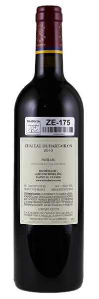 2010 Château Duhart-Milon-Rothschild, 750ml