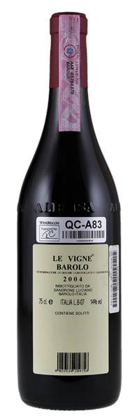 2004 Luciano Sandrone Barolo Le Vigne, 750ml