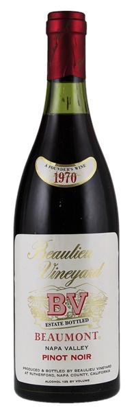 1970 Beaulieu Vineyard Beaumont Pinot Noir, 750ml