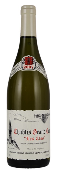 2007 Domaine Vincent Dauvissat Chablis Les Clos, 750ml