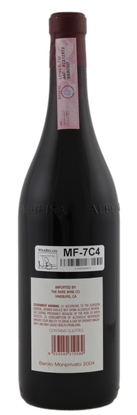 2004 Giuseppe E Figlio (Mauro) Mascarello Barolo Monprivato, 750ml