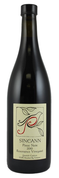 2010 Sineann Resonance Vineyard Pinot Noir, 750ml