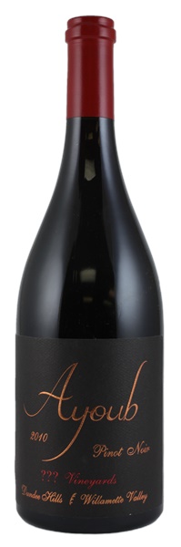 2010 Ayoub ??? Vineyards Pinot Noir, 750ml