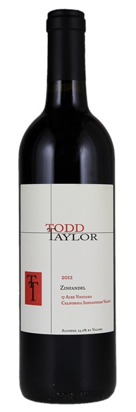 2012 Todd Taylor 17 Acre Vineyard Zinfandel, 750ml