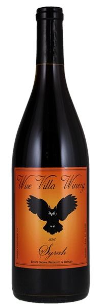 2011 Wise Villa Winery Syrah, 750ml