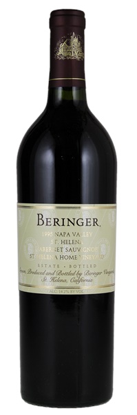 1995 Beringer St. Helena Home Vineyard Cabernet Sauvignon, 750ml