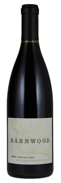 2007 Barnwood Santa Barbara Highlands Vineyard Grenache, 750ml