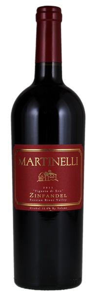 2011 Martinelli Vigneto di Evo Zinfandel, 750ml