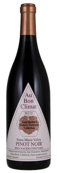 2012 Au Bon Climat Historic Vineyard Collection Bien Nacido Vineyard Pinot Noir, 750ml