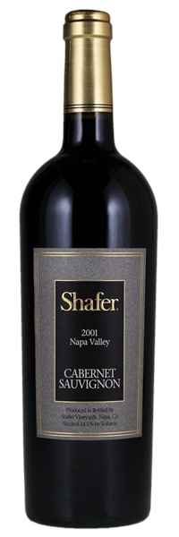 2001 Shafer Vineyards Cabernet Sauvignon, 750ml