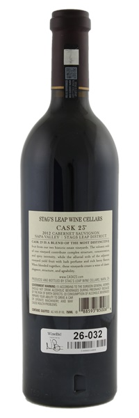 2012 Stag's Leap Wine Cellars Cask 23, 750ml
