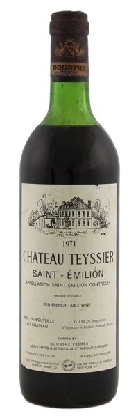 1971 Château Teyssier, 750ml