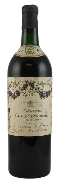 1961 Cos d'Estournel Non-Chateau Bottling, 750ml