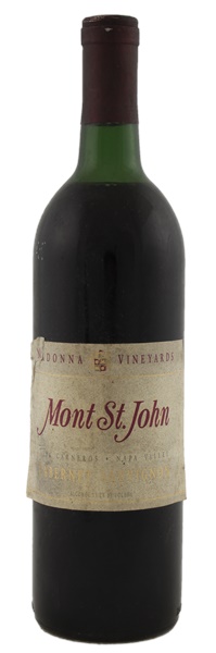 1988 Mont St. John Madonna Vineyards Cabernet Sauvignon, 750ml
