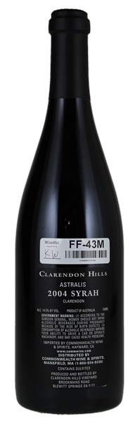 2004 Clarendon Hills Astralis Shiraz, 750ml