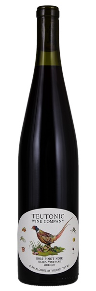 2012 Teutonic Wine Company Alsea Vineyard  Pinot Noir, 750ml