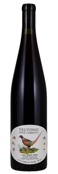 2011 Teutonic Wine Company Adams Pinot Noir, 750ml