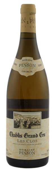 2001 Domaine Pinson Chablis Les Clos, 750ml