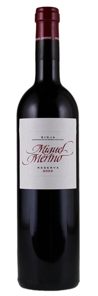 2003 Miguel Merino Rioja Reserva, 750ml