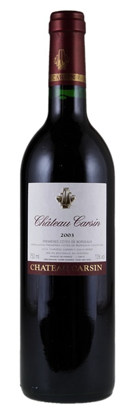 2003 Château Carsin, 750ml