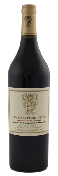 2013 Kapcsandy Family Wines State Lane Vineyard Grand Vin Cabernet Sauvignon, 750ml