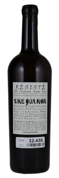 2013 Sine Qua Non Resiste, 750ml