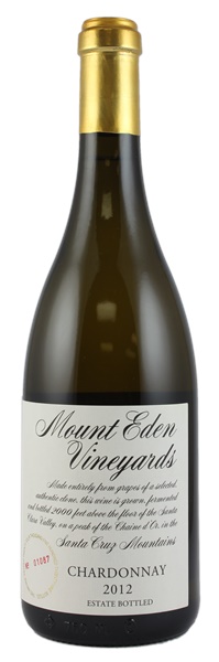 2012 Mount Eden Estate Chardonnay, 750ml