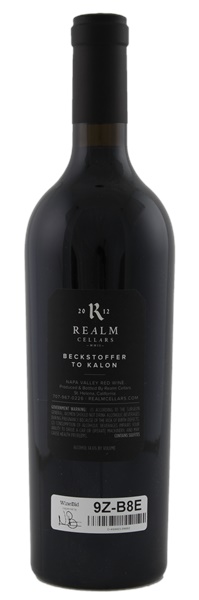 2012 Realm Beckstoffer To Kalon, 750ml