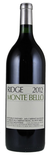 2012 Ridge Monte Bello, 1.5ltr