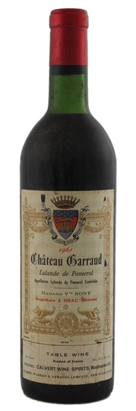 1961 Château Garraud, 750ml