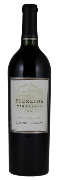 2001 Sterling Vineyards Cabernet Sauvignon, 750ml