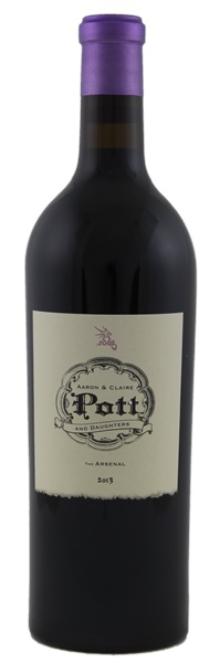 2013 Pott Wine The Arsenal Greer Vineyard Cabernet Sauvignon, 750ml